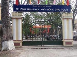Trường THPT Ứng Hoà B – Tổng Quan Lịch Sử, Tuyển Sinh Và Chất Lượng Giáo Dục