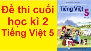 Cấu trúc đề thi học kì 2 Tiếng Việt lớp 5 và ma trận đánh giá