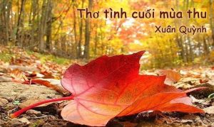 Khám phá chiều sâu cảm xúc Thơ tình cuối mùa thu