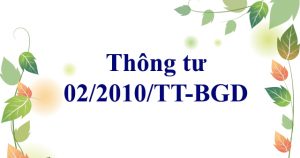 Thông tư 02/2010/TT-BGDĐT: Chuẩn hóa thiết bị mầm non