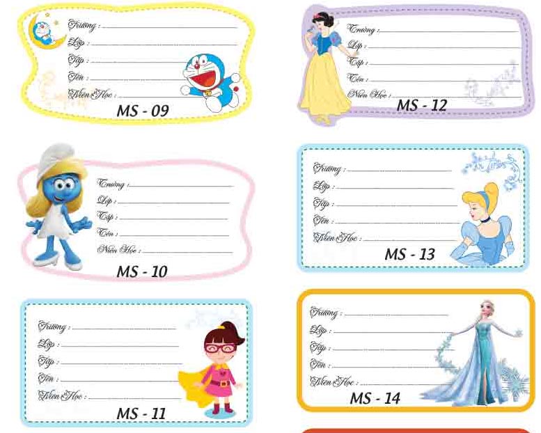 Tầm Quan Trọng Của Mẫu Nhãn Vở Đẹp Cho Học Sinh Tiểu Học