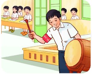Vẻ đẹp sân trường khi tiếng trống ra chơi vang lên
